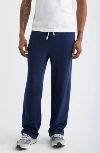Krost Five Pocket Terry Cloth Sweatpants In Blue