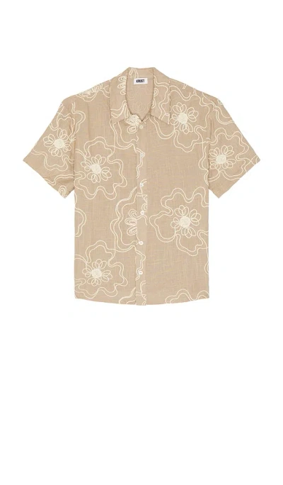 Krost Havana Embroidered Short Sleeve Shirt