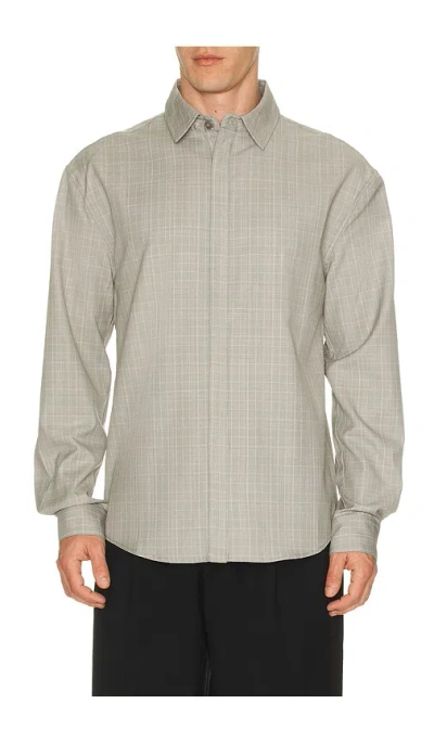Krost Jordan Wool Plaid Shirt In Green