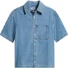 Krost Mariner Short Sleeve Denim Button-up Shirt