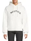 Krost Men's Arch Print Hoodie In White