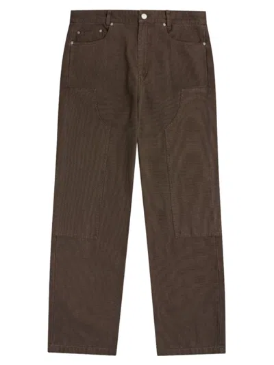 Krost Men's Canvas Carpenter Pants In Demitasse