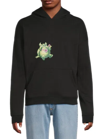 Krost Men's  X Candyland Plumpy Graphic Hoodie In Black