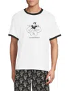 Krost X Hasbro Community Well Being Monopoly Cotton Graphic Ringer T-shirt In White
