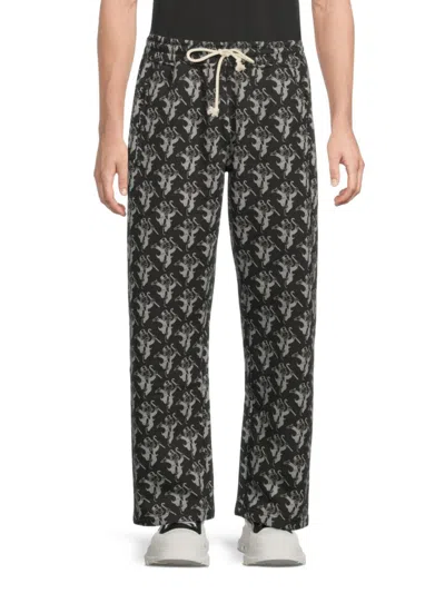 Krost Men's  X Monopoly Pajama Pants In Black