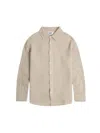 Krost Linas Boxy Button Up Shirt In Egret