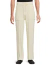 Krost Men's Nautica Cable-knit Pants In Snow White
