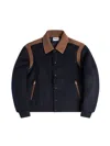 Krost Varsity Jacket In Dark Sapphire