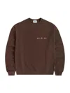 Krost Men's Support Your Friends Crewneck Logo Sweatshirt In Demitasse