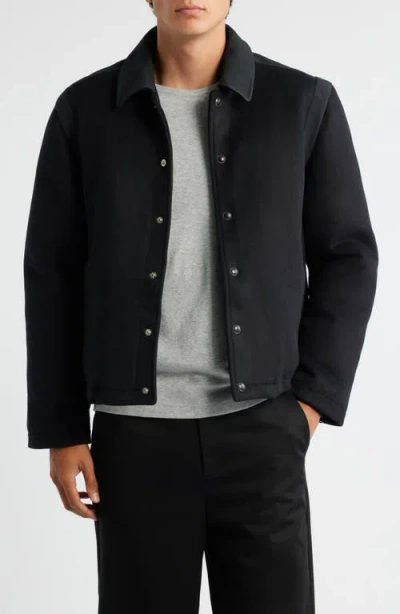 KROST KROST MERCER WOOL BLEND VARSITY JACKET
