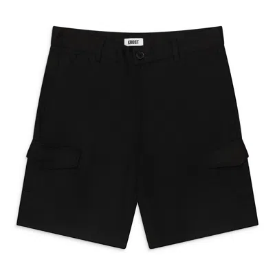 KROST KROST PATCH CARGO SHORT BLACK