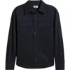 Krost Pleated Pocket Button-up Shirt In Blue