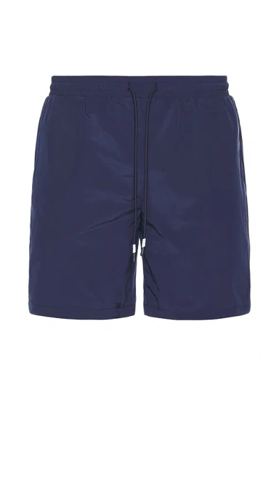 Krost Port Nylon Track Shorts In Blue
