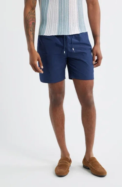 Krost Port Nylon Track Shorts In Blue