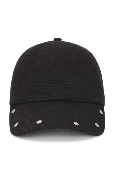 Krost Rivet Baseball Cap In 黑色