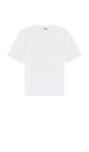 Krost Rivet Pocket Oversized Tee In 白色