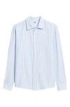 Krost Stripe Button-up Shirt In Blue