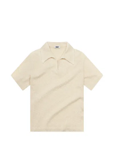 Krost Textured Cotton-knit T-shirt In Neutral