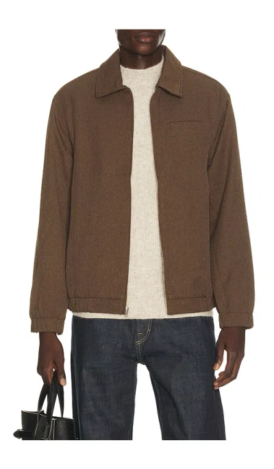 Krost University Tencel Jacket In Brown