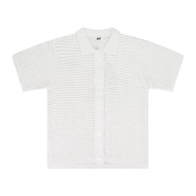 Krost Venice Short Sleeve Button Up White