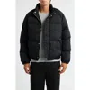 Krost Water Repellent Nylon Puffer Jacket In Black