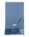 Krost Wool Speckle Scarf In Blue