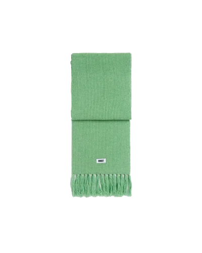 Krost Wool Speckle Scarf Green Kelly