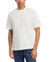 Krost Zephyr Textured Oversized Tee In Egret