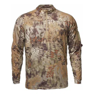 Kryptek Men's  Valhalla 2 1/4 Zip Shirt In Brown