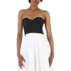 Ksenia Schnaider Black Bustier Bra Top