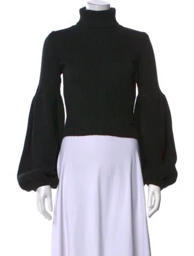 Pre-owned Ksenia Schnaider Turtleneck Sweater In Black