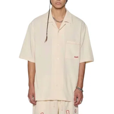 Ksubi 1999 Diner Short Sleeve Shirt In Ecru Natural In Beige