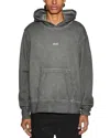 Ksubi 1999 Fade Kash Cotton Fleece Regular Fit Hoodie In Charcoal