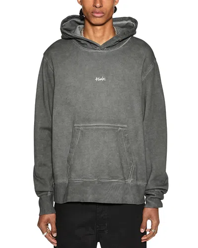 Ksubi 1999 Fade Kash Cotton Fleece Regular Fit Hoodie In Charcoal