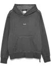 Ksubi 1999 Fade Kash Cotton Fleece Regular Fit Hoodie In 灰色