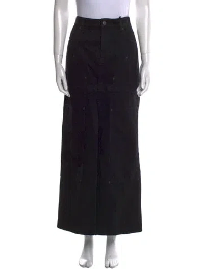 Pre-owned Ksubi 2023 Long Skirt In Black