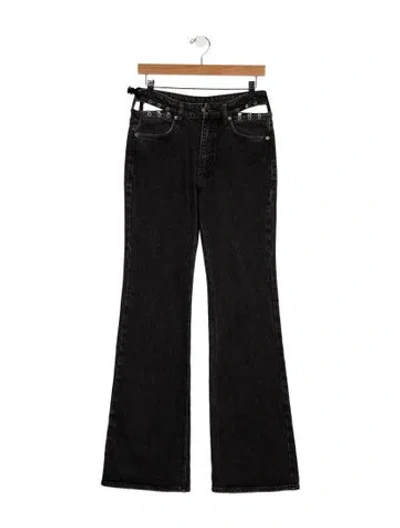 Pre-owned Ksubi 2024 Wide Leg Jeans In Black