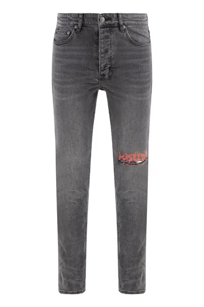 Ksubi 5-pocket Skinny Jeans In Black