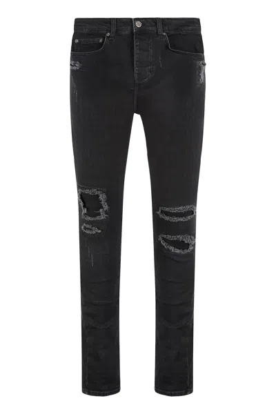 Ksubi 5-pocket Skinny Jeans In Black