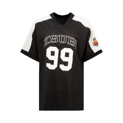 Pre-owned Ksubi 99 Short-sleeve Jersey 'black' | Women's Size L