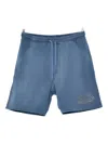 Ksubi Ace Drawstring Track Shorts In Blue