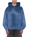 Ksubi Ace Ekcess Ink Fade Oversized Fit Hoodie In Blue
