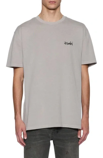 Ksubi All Day Biggie Logo Graphic T-shirt In Gray