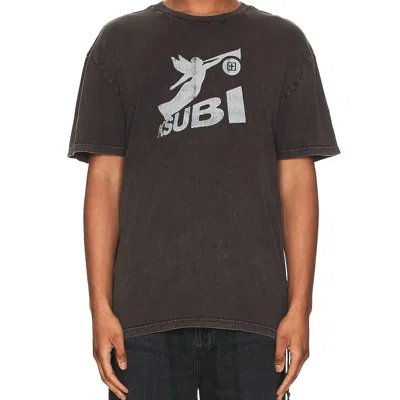 Ksubi Angels Biggie Tee In Faded Black