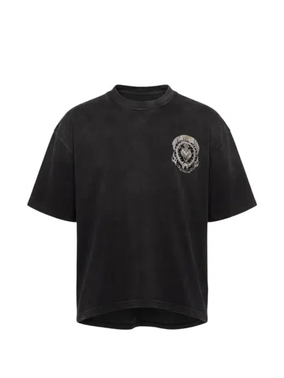 Ksubi Anguish Halen Boxy-fit T-shirt In Black