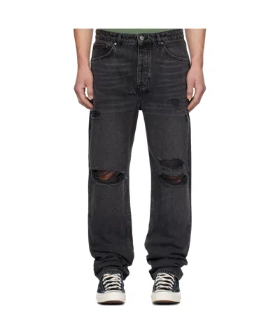 KSUBI ANTI K BLAKK ROKK TRASHED JEANS