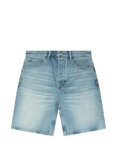 Ksubi Anti K Denim Shorts In Blue