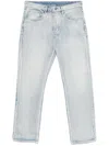 Ksubi Anti K Zip Leg Dynamite Relaxed Fit Jeans In Blue