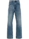 Ksubi Hazlow Chronicle Straight-leg Jeans In Blau