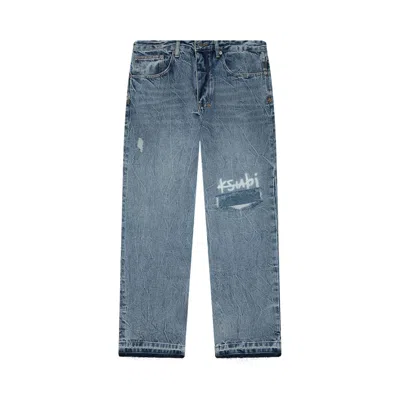 Pre-owned Ksubi Anti K Trashed 1999 Pant 'public Blue' | Men's Size 30